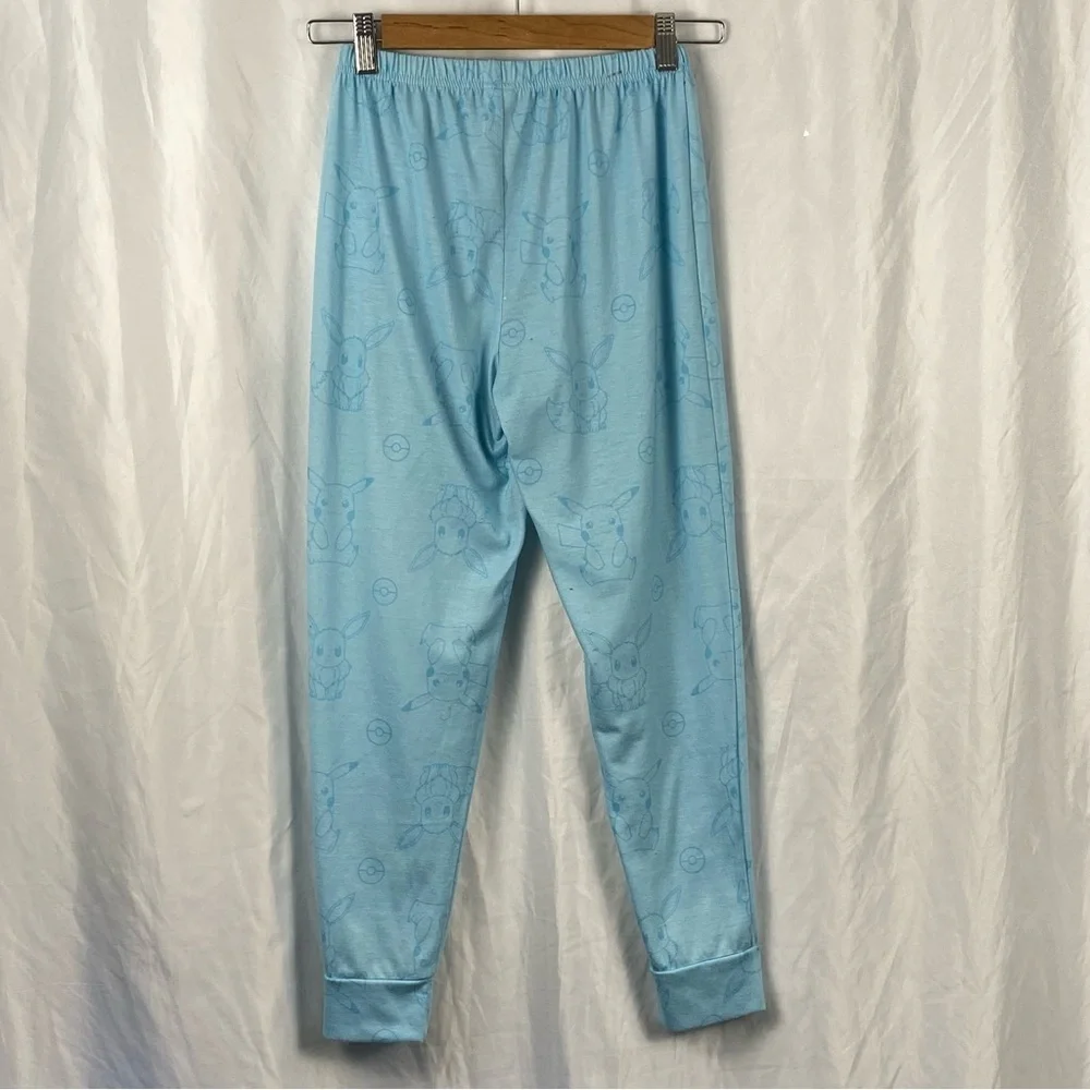 Kids Blue Pokémon 2 Piece Pajamas Size Large 10/12